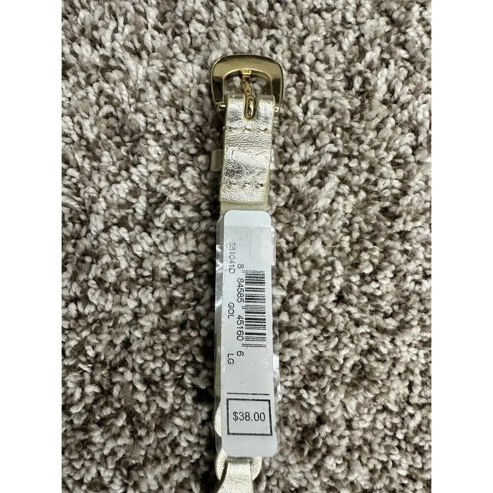 Michael‎ Kors Womens Fashion Belt Metallic Adjustable Buckle Size Large
